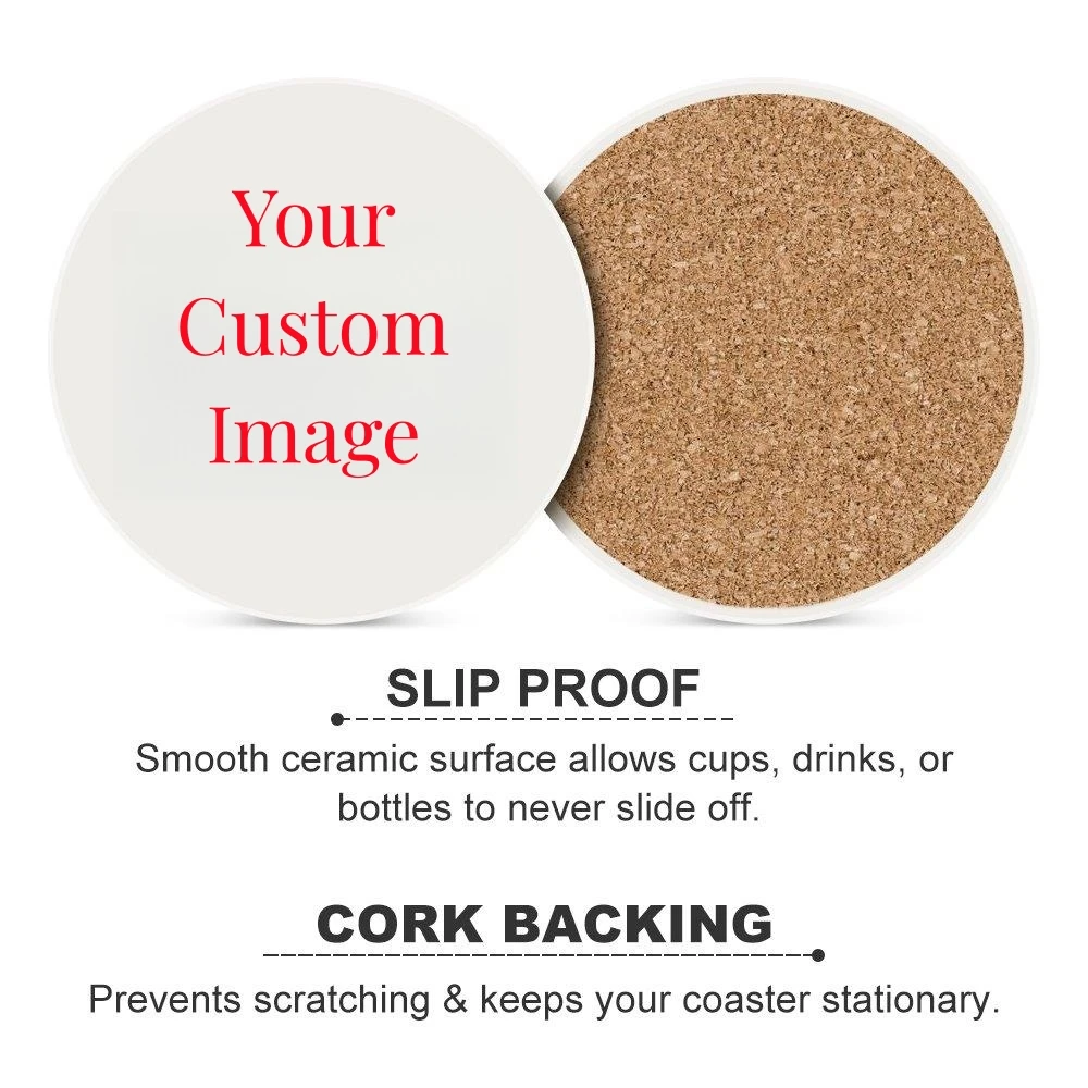 الوقايات السيراميك ماصة مع دعم - مراجعة Coaster Sublimation Blank وسعره
