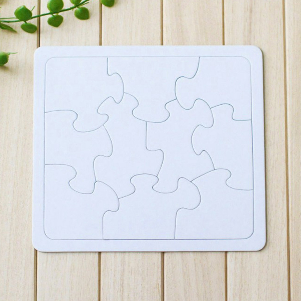 مجموعة ألغاز ورقية بيضاء للرسم - مراجعة Puzzle Blank White وسعره