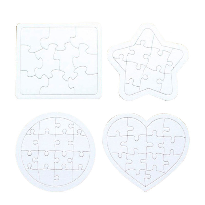 مجموعة ألغاز ورقية بيضاء للرسم - مراجعة Puzzle Blank White وسعره