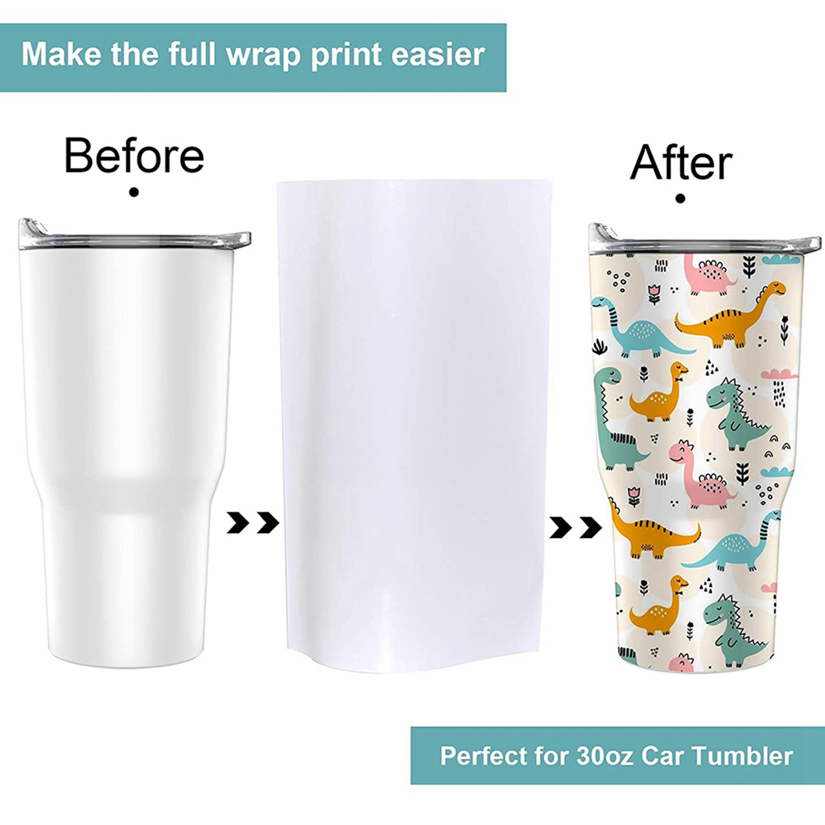 أغلفة قابلة للانكماش بالحرارة  - مراجعة Sublimation Mug White وسعره